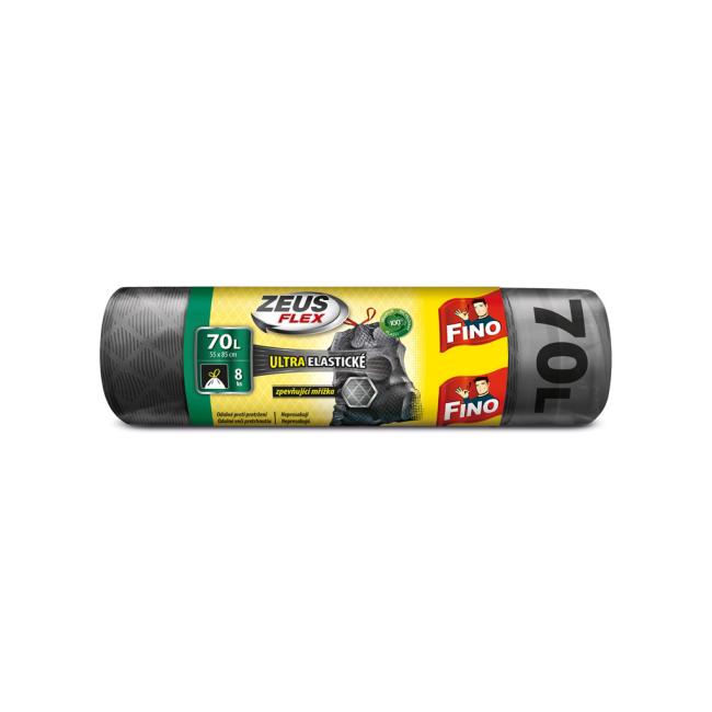 [HY045089] FINO Zeus FLEX 70 l wiederverschließbare Beutel, 35 µm, 55 x 85 cm, silber (8 Stück)