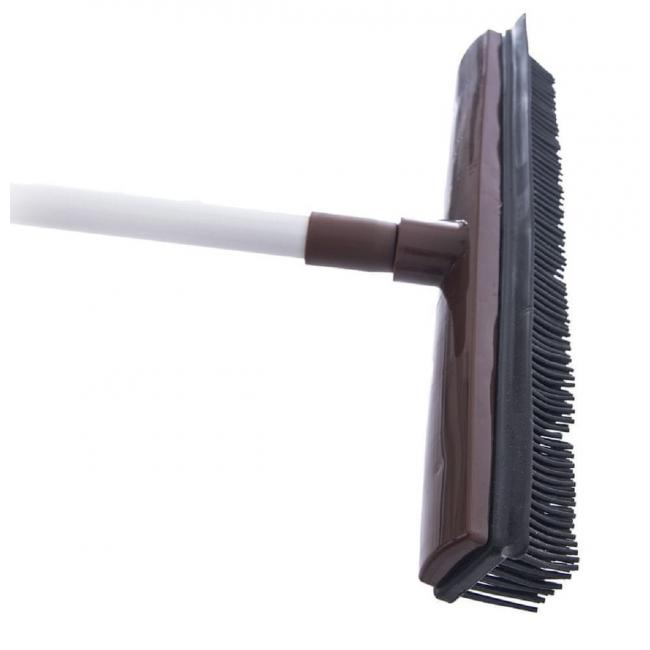 [HY050157] Friseur-Gummibürste 31 cm mit Teleskopstiel, verschiedene Farben