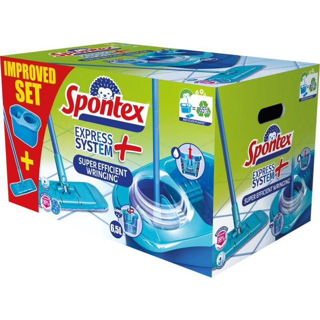 [HY050631] Spontex Express System Plus Moppset