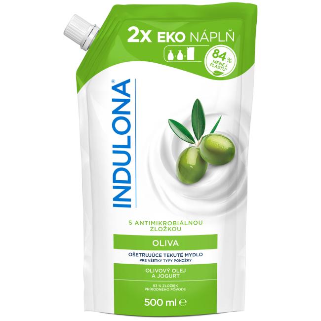 Flüssigseife INDULONA Nachfüllpackung 500 ml Olive