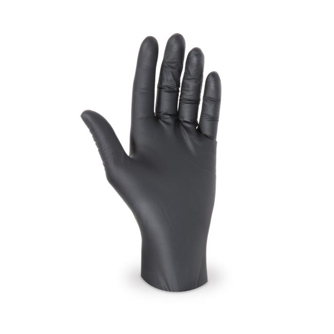 Einweghandschuhe, Nitril, puderfrei, schwarz, Größe 9/L (100 Stück)