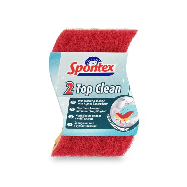 [HY070264] Viskoser Spülschwamm Spontex Top Clean, 2 Stück