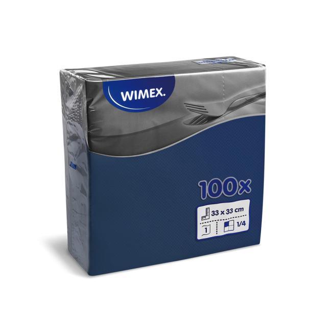 [HY070503] Papierservietten 1-lagig GASTRO 33 x 33cm blau (100 Stück)