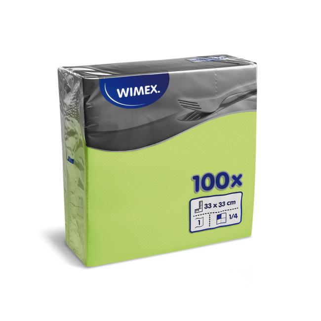 [HY070517] Papierservietten 1-lagig GASTRO 33 x 33cm grün (100 Stück)