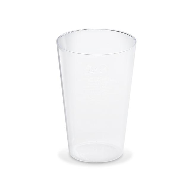[HY073140] Kristallgläser aus Kunststoff, 400 ml, transparent (50 Stück)