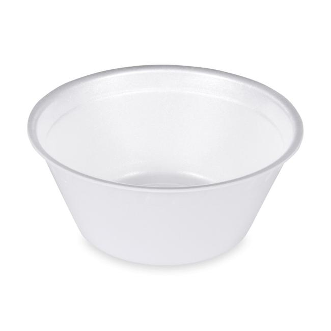 [HY075305] Thermoschüssel (XPS) weiß Ø140mm 500ml (50 Stück)