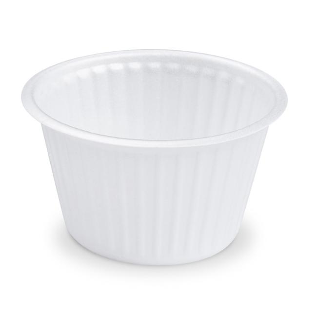 [HY075315] Thermoschüssel (XPS) weiß Ø127mm 460ml (50 Stück)