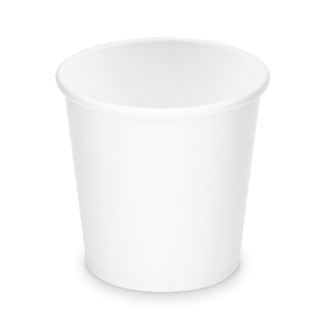 [HY076211] Papierbecher weiß Ø62 mm 110 ml 'XS' (50 Stück)