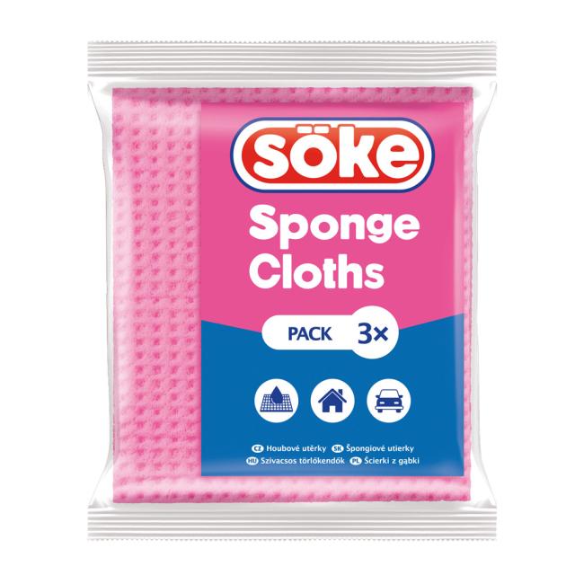 [HY083416] Söke Spar-Schwammtuch, 3 Stück