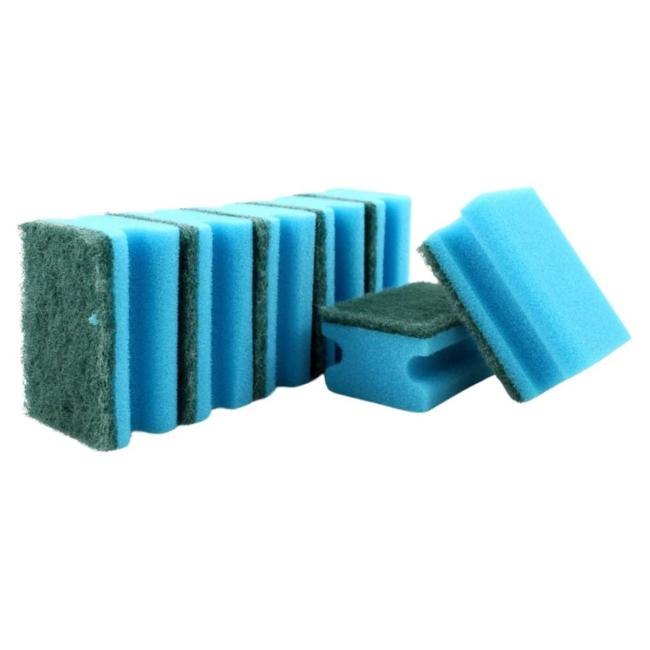 [HY105025] Geformter Spülschwamm, 5 Stück, blau