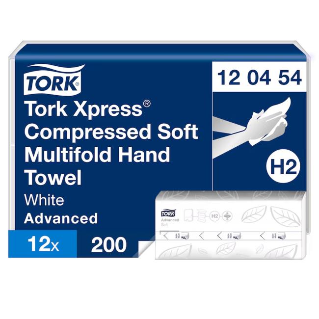 Papierhandtücher, gefaltet ZZ, 2-lagig. TORK Advanced Interfold H2 (12er-Packung)