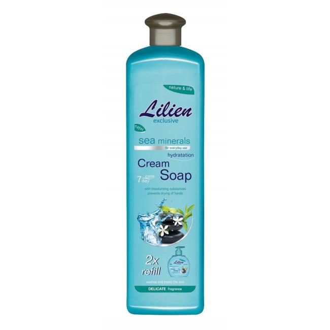 [HY126918] Flüssigseifencreme Lilien 1l Meeresmineralien