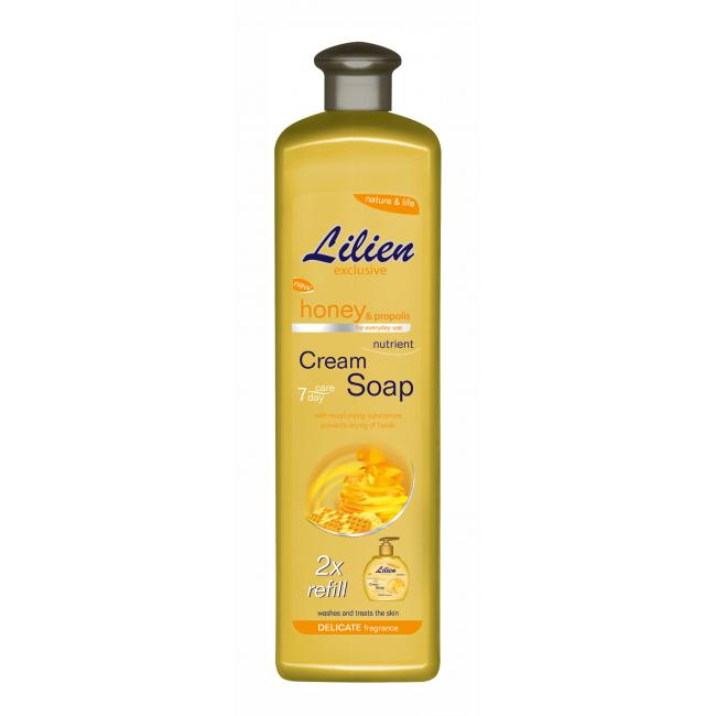 [HY126919] Flüssige Cremeseife Lilien 1l Honig