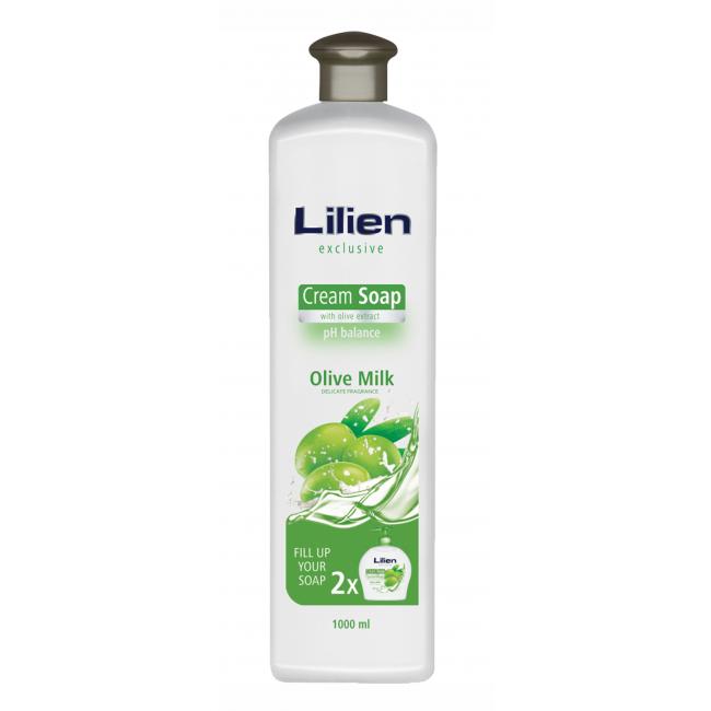 Flüssigseifencreme Lilien 1l Oliva Milch