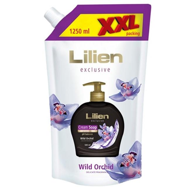 Flüssigseife XXL Nachfüllpackung Lilien Wild Orchidee 1250 ml