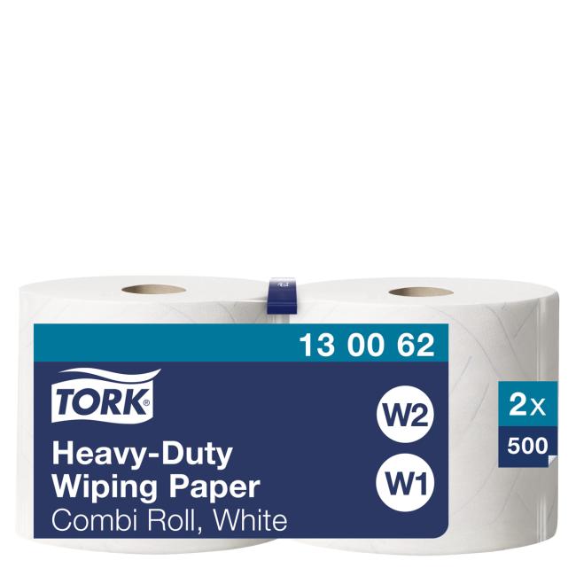 [HY130062] Papierhandtücher auf der Rolle, 2-lagig. TORK Advanced 430 Performance weiß W2, Rolle 170 m (2 Stück).