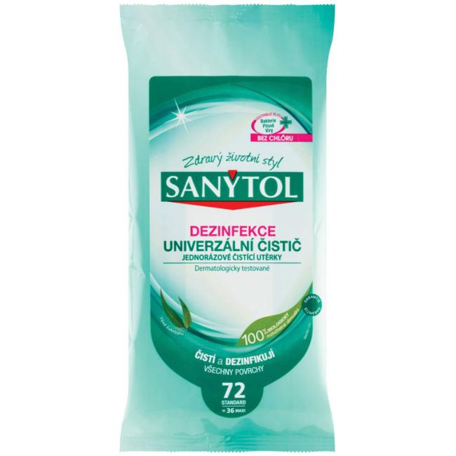 [HY134028] Sanytol Desinfektionstücher, 72 Stück