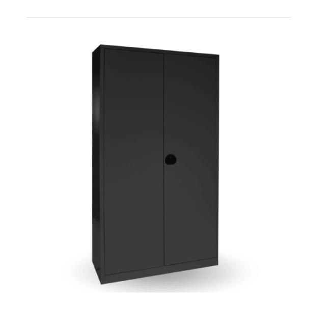 Büroschrank, 4 Einlegeböden, geschweißt, H 195 x B 100 x T 42 cm, Farbe RAL 7016 Anthrazit