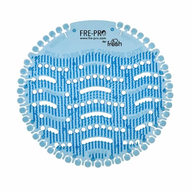 Fre-Pro Wave 2 Urinalsieb – Baumwollblume (blau), 2 Stück