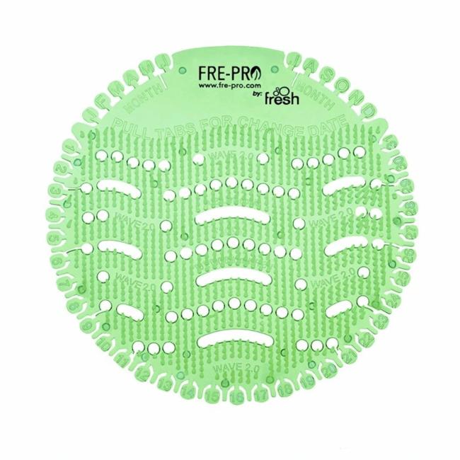 [HY155238] Fre-Pro Wave 2 Urinalsieb – Gurke/Melone (grün), 2 Stück
