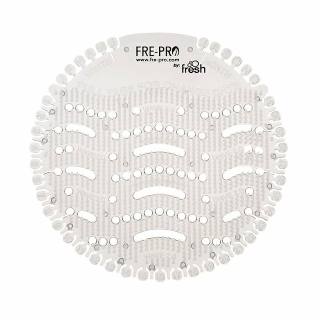 [HY155251] Fre-Pro Wave 2 Urinalsieb – Geißblatt (weiß), 2 Stück