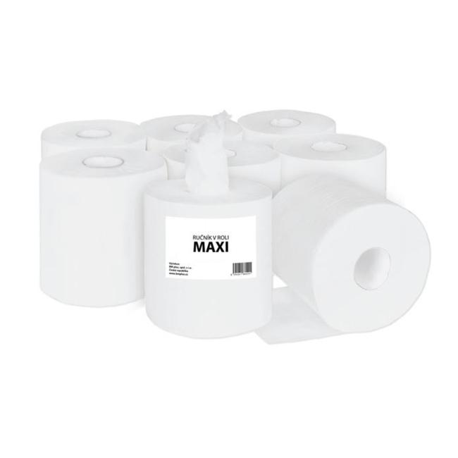 [HY156398] Papierhandtücher auf der Rolle Softly MAXI 2-lagig, 100% Zellulose, Rolle 110 m (6 Stück)