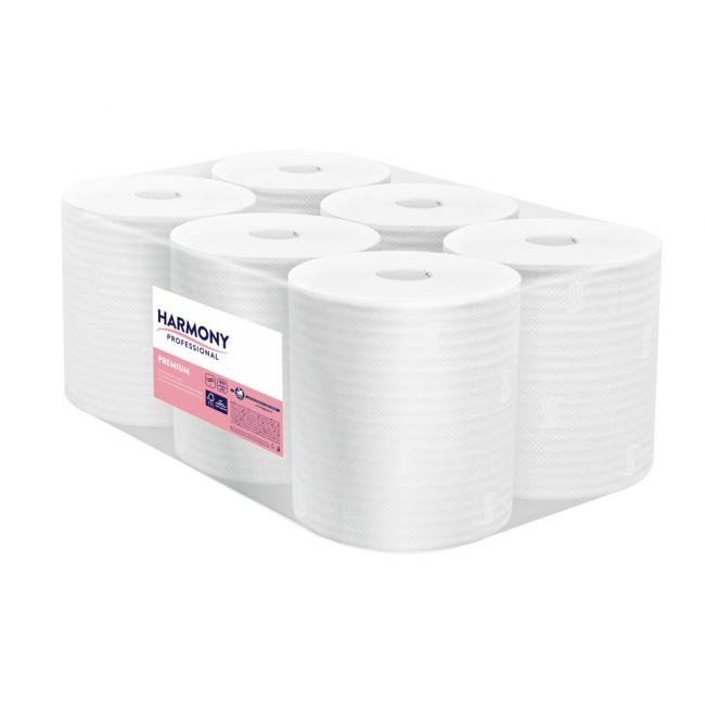 [HY165300] Papierhandtücher auf der Rolle, 2-lagig, 100% Zellulose, Autocut, Rolle 130 m, 1 Stück.