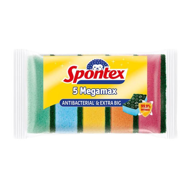 [HY170027] Großer Spülschwamm Spontex ANTIBAK 5 Stück