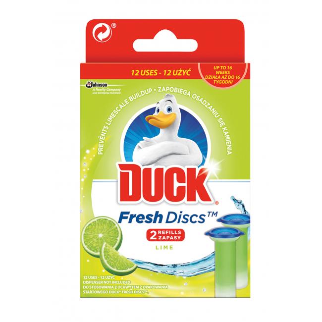 [HY177480] DUCK Fresh Discs Toilettengel-Ersatz 2 x 36 ml Limette