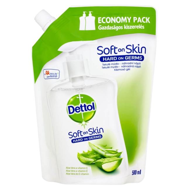 [HY212292] Dettol Flüssigseife (Nachfüllpackung) 500 ml - Aloe Vera