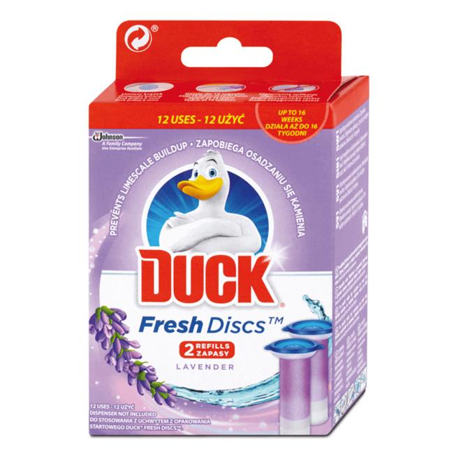 [HY212418] DUCK Fresh Discs Toilettengel-Ersatz 2 x 36 ml Lavendel
