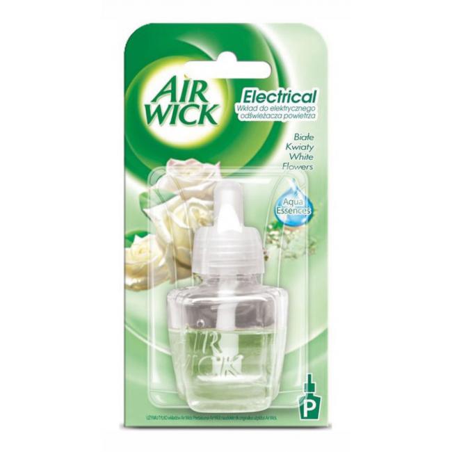 [HY227290] Air Wick Nachfüllpackung für elektrischen Lufterfrischer – 19 ml, Weißer Blüten