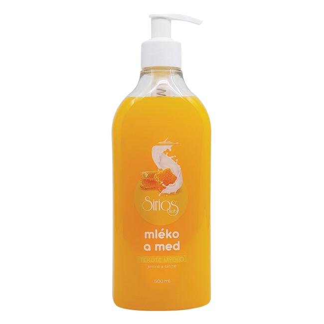 [HY256373] Sirios Kräuter-Flüssigseife 500 ml - Milch & Honig
