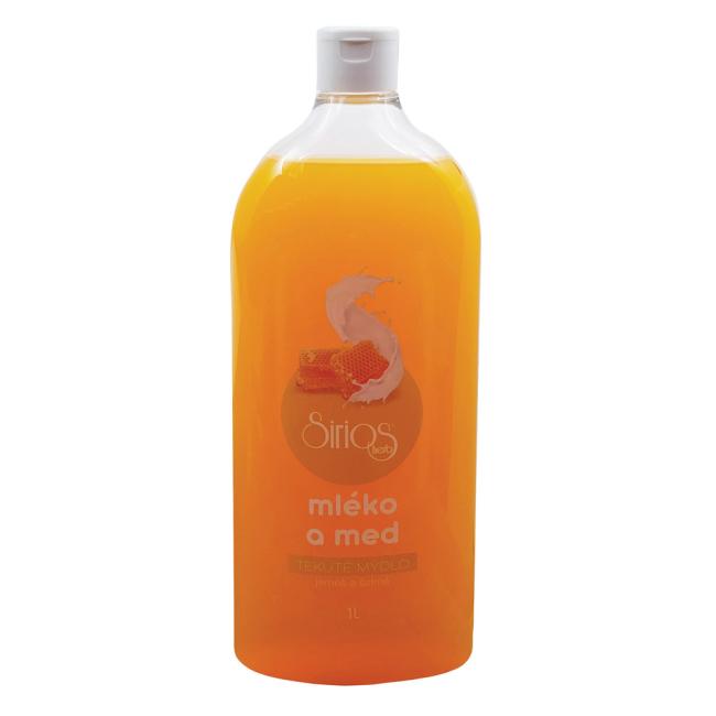 [HY256374] Sirios Kräuterflüssigseife 1 l - Milch & Honig