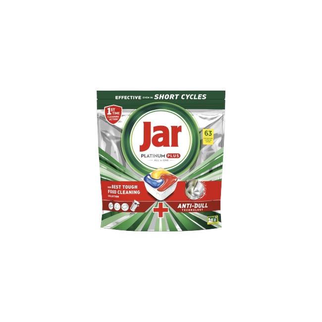 [HY258473] JAR Platinum All-in-One Geschirrspültabs Zitrone, 63 Stück