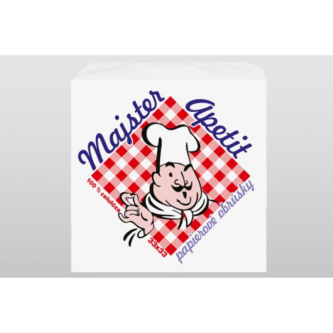 Master Appetit Papierservietten weiß, 70 Stück