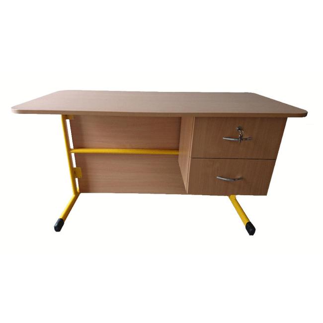 [AB300082] Lehrertisch mit 1 Schublade, gelb