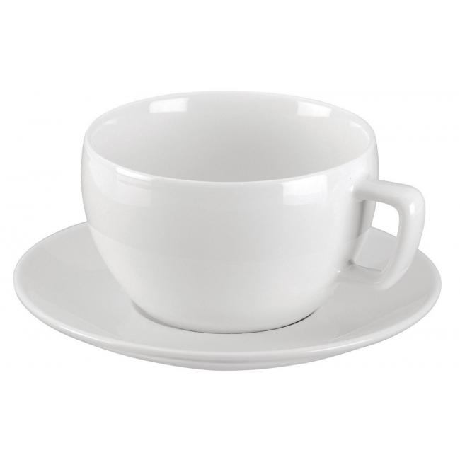 [HY387128] CREMA Frühstückstassen und Untertassen 300 ml 2 Stück