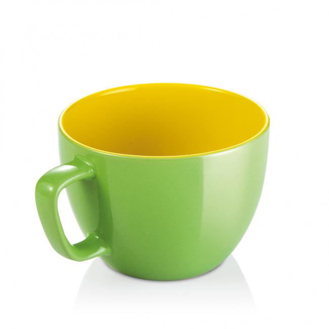 Großer Becher CREMA SHINE grün 590 ml