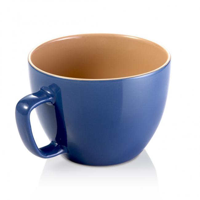 Extra großer Becher CREMA SHINE blau 860 ml