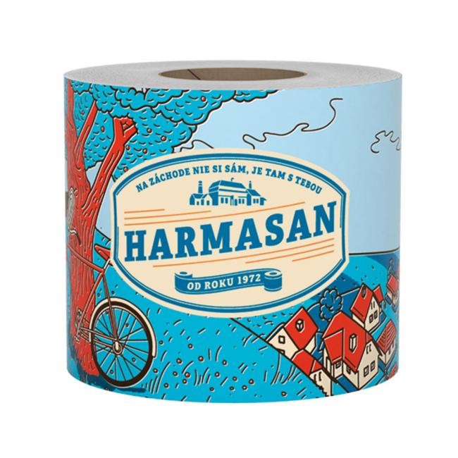 [HY400010] Toilettenpapier 1-lagig HARMASAN Naturfarbe 50 m