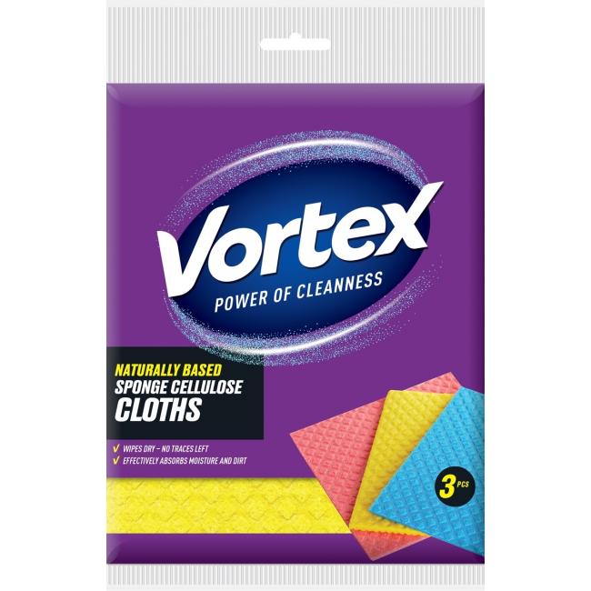 Schwammhandtuch aus Naturmaterial, 3 Stück