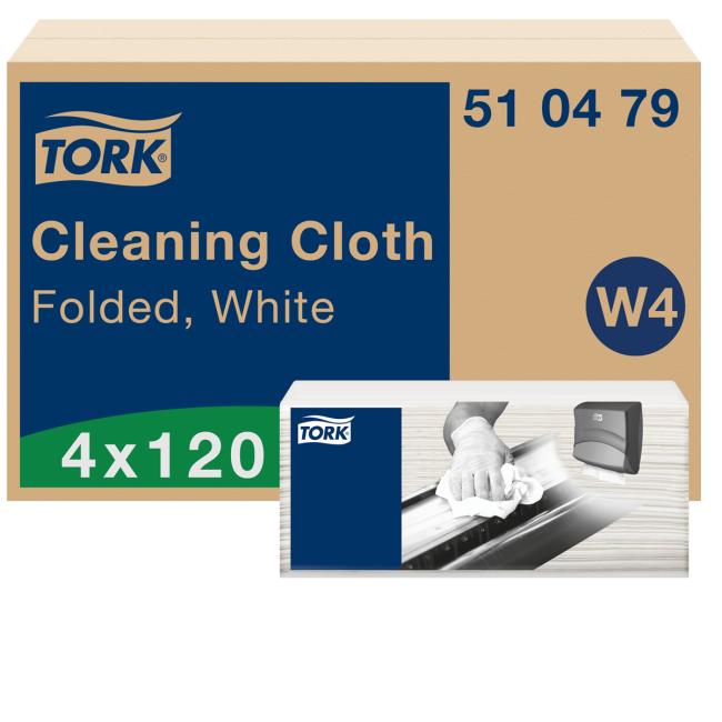 [HY510178] TORK weiches Reinigungstuch, 1-lagig, W4 (120 Stück)