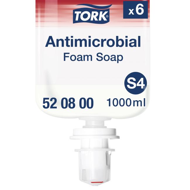 [HY520801] TORK antimikrobielle Schaumseife 1 l klar S4