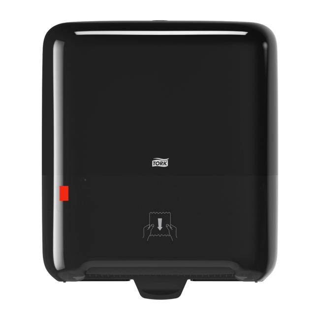 [HY551008] TORK Matic Elevation Papierhandtuchspender für Rollen, schwarz H1