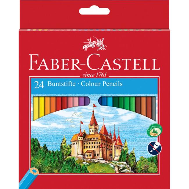 Faber-Castell Holzmalstifte, 24 Stück