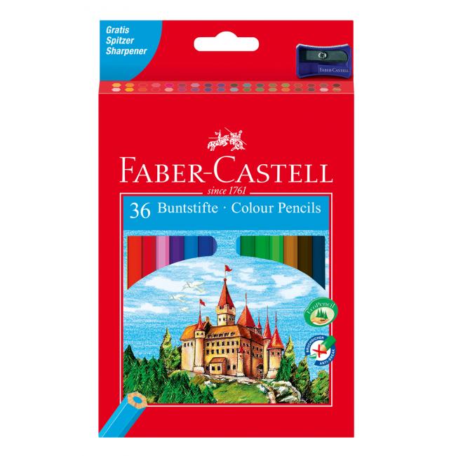 [FC120136] Faber-Castell Holzmalstifte, 36 Stück