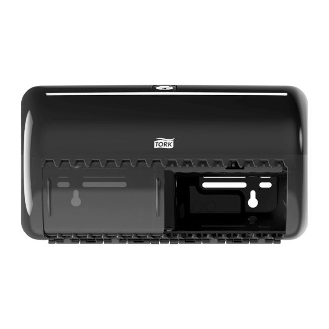 [HY557008] Tork Toilettenpapierspender, schwarz T4
