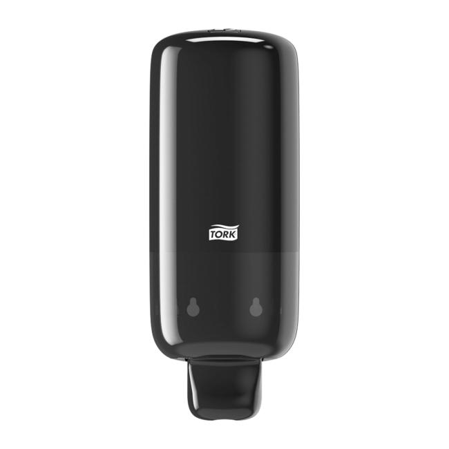 [HY561508] Tork Seifen- und Desinfektionsmittelspender, schwarz S4