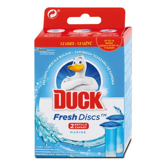 [HY608588] DUCK Fresh Discs Toilettengel-Ersatz 2 x 36 ml Marine
